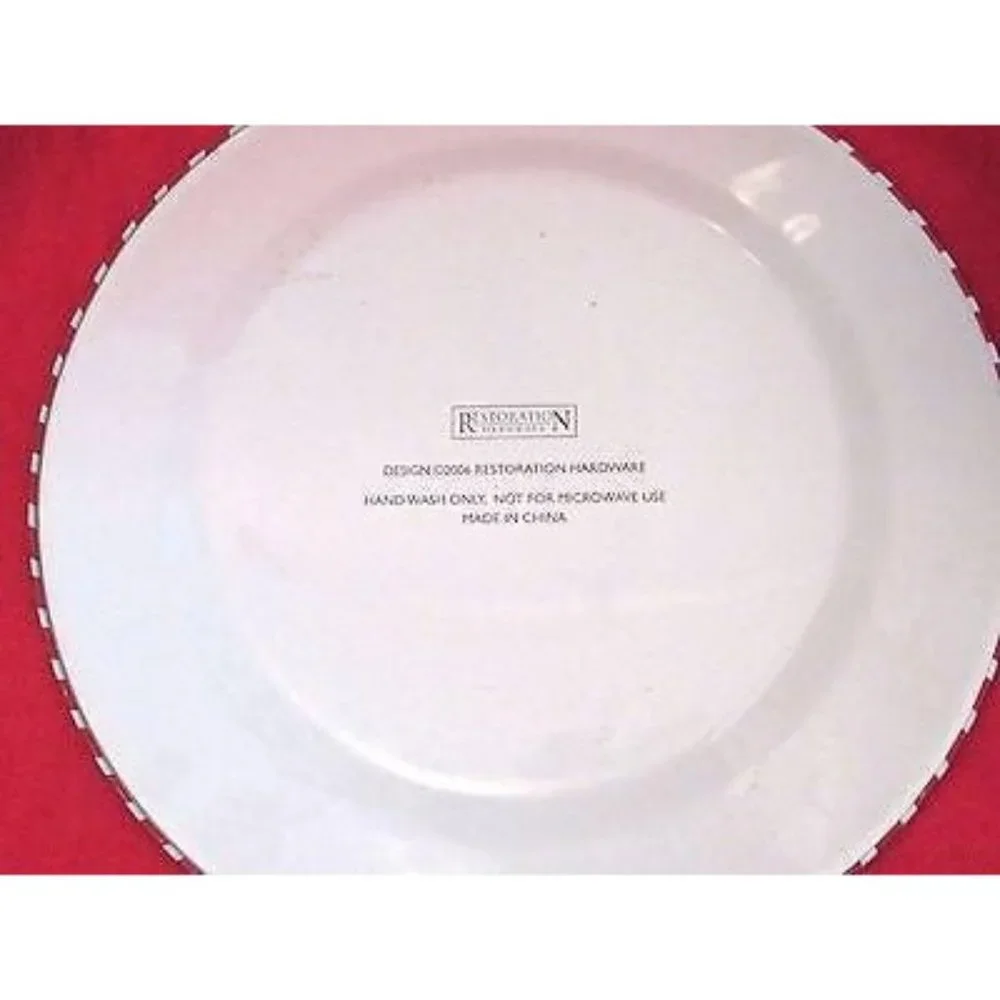 Restoration Hardware Enamel Metal Plates